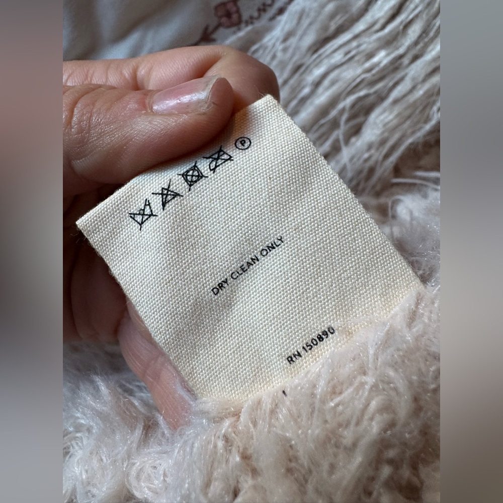 Spell Cream and Tan Joplin Shearling Jacket with Faux Fur Trim - Picture 7 of 10